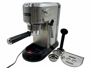 DeLonghi デロンギ エスプレッソ カプチーノメーカー コーヒーマシン EC680M シルバー コンパクト スタイリッシュ メタルボディ おしゃれ