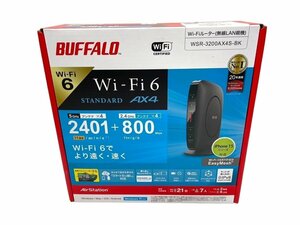 ■【新品未開封】BUFFALO 無線LAN ルーター WSR-3200AX4S-BK 無線LAN親機 バッファロー Wi-Fi ルーター ② ブラック 黒 Wi-Fi 6 対応