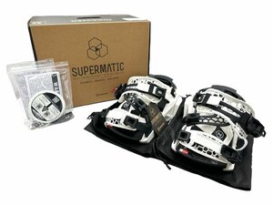 新品 未使用品 23/24 NIDECKER ナイデッカー ビンディング SUPERMATIC スーパーマチック 2023-2024 Ｍサイズ 23.0-26.0cm ホワイト 本体