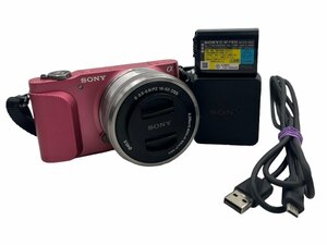 SONY ソニー α NEX-3N デジタル一眼カメラ ピンク E 3.5-5.6/PZ 16-50 OSS デジタル一眼カメラ“α”[Eマウント]用レンズ 小型 軽量高画質