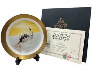 極美品 SALVADOR DALI サルバドールダリ 絵皿 置物 プレート 食器 皿 本体 コレクション 美術品 飾り皿 箱付き ディスプレイ 高品質