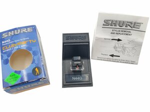 ◎新品 SHURE シュアー フォノグラフ カートリッジ用 交換針 N44G 0.7ミル円錐針 重量0.5g グレーグリップ レコード針 M44G M447使用可