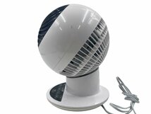 アイリスオーヤマ サーキュレーター KCF-KSC152T-WP 扇風機 ホワイト パワフル送風 静音 パネル操作 コンパクト 小型 丸型形状扇風機 首振_画像5