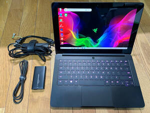 送料無料！美品razer blade Stealth 13 4Kタッチディスプレイ バッテリー新品 整備済み i7 メモリ16GB SSD480GB 