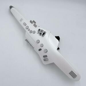 【動作確認済】Roland Aerophone AE-10 エアロフォン ローランド ホワイト　ウィンドシンセサイザー ①