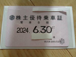 最新 東武 東武鉄道 株主優待乗車証 電車全線