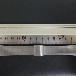 B904L◎ 19ミリ SS ブレス ステンレススチール 未使用 デッドストック 時計 ベルト バンド ビンテージ 19mmの画像6