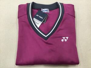 YO-1221D 新品【那須塩原市立 厚埼中学校】女子テニス部 ユニトレーナー サイズ M/YONEX/プラム/長袖/部活動/部活着/中学生/女子中学生