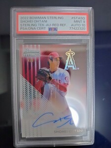 Topps Bowman Sterling Red Refractor Ohtani Shohei Auto トップス ボウマン スターリング 大谷翔平 レッド サインカード　　