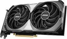 新品 未使用未開封 MSI GeForce RTX 4070 VENTUS 2X E 12G OC 2ファン グラフィックスカード グラフィックスボード RTX4070 2023/12~保証有_画像5