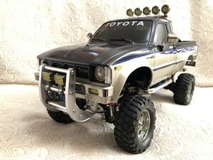 タミヤ 1/10 電動RC　ハイラックス ハイリフト 4WD　MFC-02 フルオペレーション　フルセット完成品