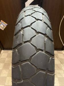 中古MCタイヤ 2022年製造 MICHELIN 2CT+ ANAKEE ADVENTURE 150/70R18 パンク修理痕あり アナキー アドベンチャー 150 70 18 2922 A2804