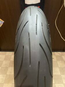 中古MCタイヤ MICHELIN 2CT pilot power 120/70ZR17 ミシュラン パイロット パワー 120 70 17 1919 A2812