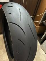 中古MCタイヤ 2021年製造 DUNLOP SPORTMAX D214 180/55ZR17 ダンロップ スポーツマックス 180 55 17 0321 A2837_画像5