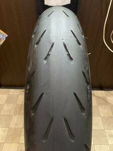 中古MCタイヤ MICHELIN 2CT power RS 120/70ZR17 ミシュラン パワー 120 70 17 5016 A2838