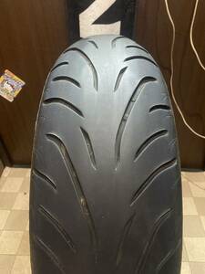 中古MCタイヤ BRIDGESTONE BATTLAX T31 180/55ZR17 ブリヂストン バトラックス スポーツツーリング 180 55 17 1119 A2859