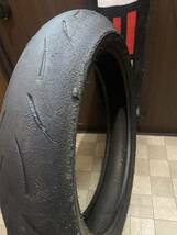 中古MCタイヤ METZELER RACETEC RR K1 120/70ZR17 メッツラー レーステック 120 70 17 2520 A2863_画像4