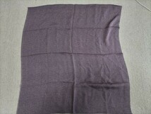 風呂敷　ちりめん　絹100％　ふろしき 　レトロ 　紫　小柄_画像1
