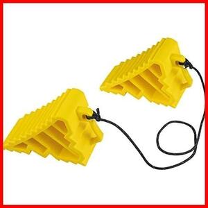 * tire stopper ( yellow color )* Amon (amon) tire stopper yellow color rope attached tire cease wheel cease car cease wheel cease 8836