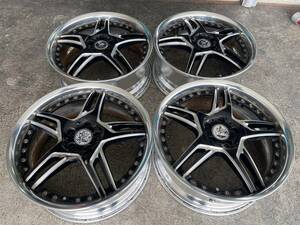 ｋ3◆18インチWORKデュランダルアルミ◆4本SET◆7.5J+48　100/5H◆プリウス86BRZウィッシュインプレッサ◆