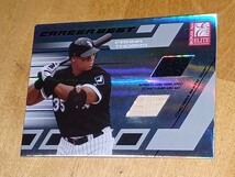 2004 Donruss Elite Career Best Frank Thomas Game-used Bat & Jersey 01/50 1stナンバー　フランク・トーマス バット&ジャージー_画像1