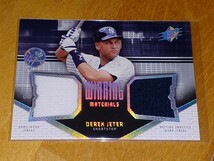 2004 SPX Winning Materials Derek Jeter Game-Worn Jersey / Batting Practice Jersey デレク・ジーター ゲームジャージー&練習用JSY _画像1