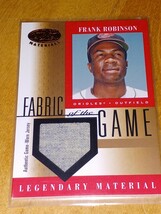 2001 Leaf Certified Materials Fabric of the Game Frank Robinson Game Game-Worn Jersey フランク・ロビンソン　オリオールズ_画像1