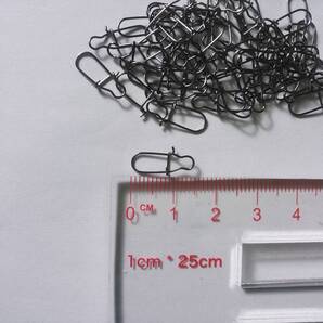 ルアースナップ 15mm 25個セット スタンダードなサイズ ロックフィッシュ 根魚 シーバス サルカン スイベル