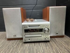 ONKYO オンキョー FR-7GX D-S7GX CD MDシステムコンポ ミニ ラジオ アンプ SPケーブル付