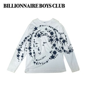 1円スタート BILLIONNAIRE BOYS CLUB ビリオネアボーイズクラブ 長袖ＴシャツロンT 星柄 オーバーサイズ XXL 商品番号4