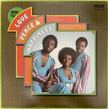 Soul raregroove record ソウル　レアグルーブ　レコード　Love Peace & Happiness / Here 'Tis 1972 lp_画像1