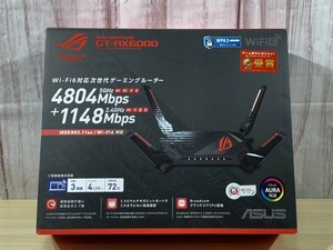 ASUS　エイスース　GT‐AX6000　Wi-Fi6対応次世代ゲーミングルーター　通電確認済　GTシリーズ　最大6000 Mbps　箱アリ　122415B