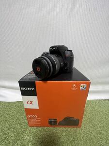 SONY DSLR-A550 デジタル一眼レフカメラ α550 ソニー アルファ レンズ SAL1855 バッテリー