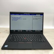 Lenovo ThinkPad X1 Carbon 20KG-S4WF00 Core i7 8550U 1.80GHz/16GB/250GB(NVMe) 〔A0626〕_画像2
