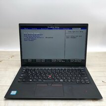 Lenovo ThinkPad X1 Carbon 20KG-S4WF00 Core i7 8550U 1.80GHz/16GB/250GB(SSD) 〔A0433〕_画像2