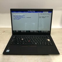 【難あり】 Lenovo ThinkPad X1 Carbon 20KG-A00SJP Core i5 8250U 1.60GHz/8GB/256GB(NVMe) 〔A0129〕_画像2