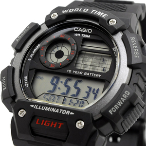 CASIO カシオ 腕時計 メンズ チープカシオ チプカシ 海外モデル ワールドタイム デジタル AE-1400WH-1AV
