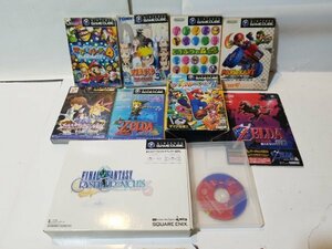 ★ジャンク ゲームキューブ ソフト 9本セット ゼルダの伝説 時のオカリナ裏 非売品 風のタクト マリオパーティ 他(2925793)