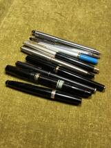 万年筆 PILOT PLATINUM PARKER SHEAFFER パイロット プラチナ パーカー シェーファー ボールペン クロス 他 9本_画像1