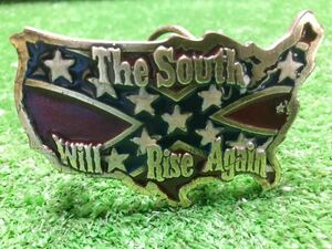 ［中古品］The South Will Rise Again、MADE IN ＵＳＡ真鍮バックル。