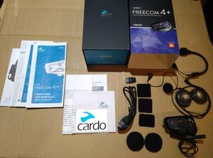 cardo (カルド) FREECOM 4+　JBL インカム と オーディオ/マイクロフォンキット FREECOM 4X FREECOMオーディオマイクキット
