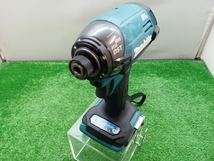 未使用品 makita マキタ 40V 充電式インパクトドライバ バッテリー×2 充電器 付 青 ブルー TD002GRDX_画像4