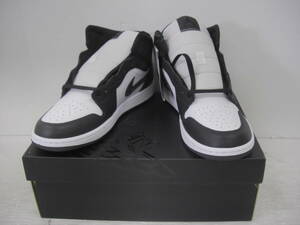 ◆◇Nike Air Jordan/ナイキ/エアジョーダン/1Mid ”Panda　Elephant”/27.5cm/メンズ/エレファントブラック :古k1304-187ネ◇◆