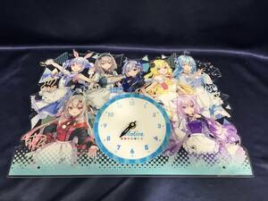 ◆◇【ジャンク品】ホロライブ くじ アクリルクロック アクリルライトスタンド :玩N4072-103ネ◇◆