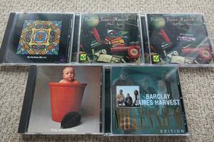 Barclay James Harvest「Barclay James Harvest／Once Again／Baby James Harvest他」5枚set 中古 日本語帯・ライナー付もあり