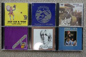 Kevin Ayers(ケヴィン・エアーズ)「Joy of a Toy／Shooting at the Moon／Whatevershebringswesing」他6枚set 中古 日本語帯等付もあり
