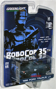 Greenlightロボコップ 1/64 1986フォード トーラスLXポリスカー 汚しRoboCop Taurus LX Detroit Metro West Policeグリーンライト タウナス