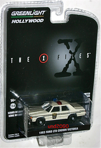 Greenlight 1/64 X- file 1983 Ford LTD Crown creel Tria Police car Ford Crown Victoria Police The X Files green light 