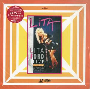 B00175378/【洋楽】LD/リタ・フォード (LITA FORD・ランナウェイズ)「Lita Live 1989 ライブ&ビデオ・ヒット (1990年・BVLP-2・ハードロ