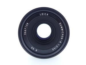 LEICA ライカ SUMMICRON-R 1:2/50 E55 ズミクロン カメラレンズ カメラ用品 フィルター キャップ付き